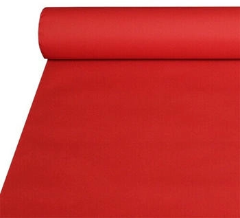 Papstar Starpak Airlaid Tischdecke, stoffähnlich 20 x 1,2 m rot (2 Rolle)
