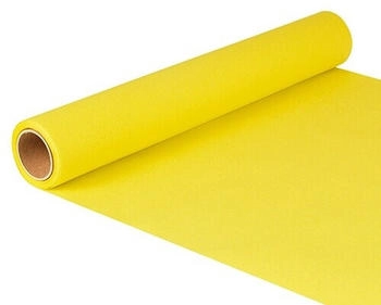 Papstar Tissue Tischläufer "ROYAL Collection" 5 m x 40 cm gelb (6 Rolle)