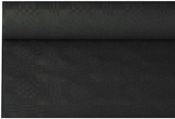 Papstar Papiertischdecke mit Damastprägung 6 x 1,2 m schwarz (12 Rolle)