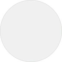 vidaXL Tischfolie Transparent &Oslash; 70 cm 1,6 mm PVC