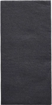 Papstar Servietten "DAILY Collection" 1/8-Falz 32 x 32 cm schwarz (900 Stück)