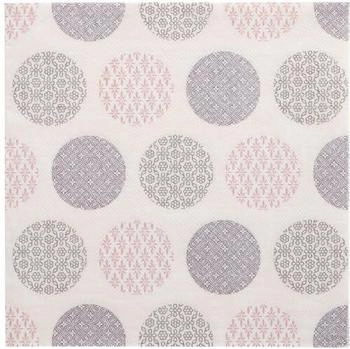 Papstar Servietten "ROYAL Collection" 1/4-Falz 40 x 40 cm rosa "Rococo" (250 Stück)