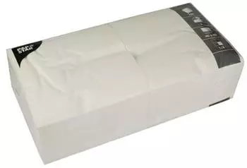 Papstar Servietten, 3-lagig 1/4-Falz 40 x 40 cm weiß (1000 Stück)