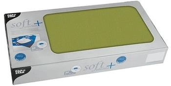 Papstar Starpak Vlies Mitteldecken "soft selection plus" 80 x 80 cm olivgrün (100 Stück)