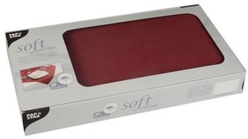 Papstar Starpak Vlies Mitteldecken "soft selection" 80 x 80 cm bordeaux (100 Stück)