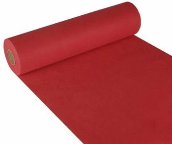 Papstar Starpak Vlies Tischläufer "soft selection" 24 m x 40 cm rot (4 Rolle)