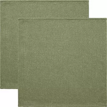 Erwin Müller Serviette Krefeld im 2er-Pack 40x40 cm oliv
