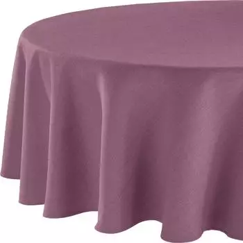 Erwin Müller fleckabweisende Tischdecke Krefeld oval: 160x220 cm beere