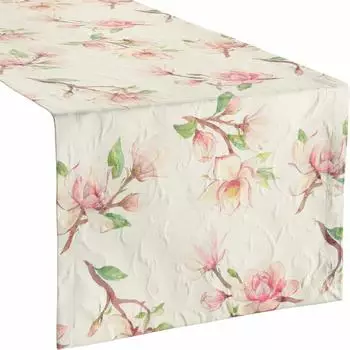 Erwin Müller bügelfreier Tischläufer 40x170 cm Magnolie