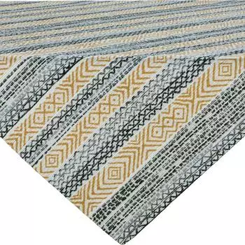 Erwin Müller bügelfreie Mitteldecke 110x110 cm schwarz-beige