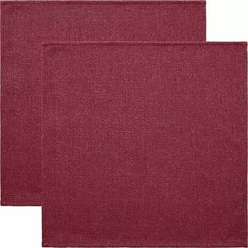 Erwin Müller Serviette Krefeld im 2er-Pack 40x40 cm weinrot
