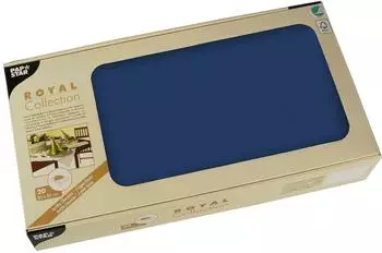 Papstar 20 Mitteldecken, Tissue ROYAL Collection 80 cm x 80 cm dunkelblau