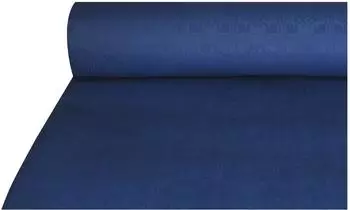 Papstar Papiertischtuch mit Damastprägung 50 m x 1 m dunkelblau