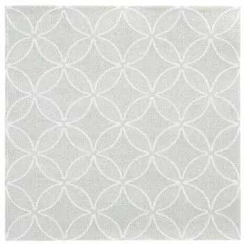 Papstar Servietten ROYAL Collection 1/4-Falz 40 cm x 40 cm jadegrün Circle Flowers