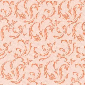 Papstar Servietten ROYAL Collection 1/4-Falz 40 cm x 40 cm nektarine Damascato