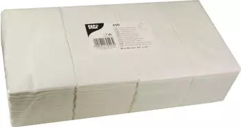Papstar Servietten, 2-lagig 1/8-Falz 40 cm x 40 cm weiss
