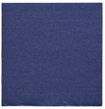 Papstar Servietten DAILY Collection 1/4-Falz 24 cm x 24 cm dunkelblau , 20 x 20 Stück