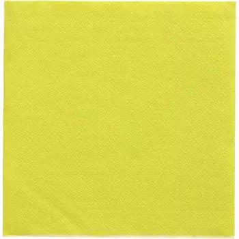 Papstar Servietten DAILY Collection 1/4-Falz 24 cm x 24 cm limonengrün , 20 x 20 Stück