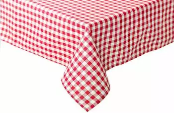 texpot Tischdecke kariert Landhausstil Bauernkaro (1-tlg) rot-weiß kariert, Rechteckig 140x320 cm
