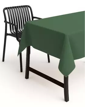 texpot Tischdecke Lotuseffekt Leinenoptik wasserabweißend (1-tlg) Dunkelgrün, Quadratisch 90x90 cm