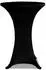 vidaXL Stehtisch-Stretchhusse Ø80cm schwarz, 2er-Set