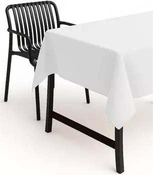 texpot Tischdecke Lotuseffekt Leinenoptik wasserabweißend (1-tlg) Weiß, Quadratisch 110x110 cm
