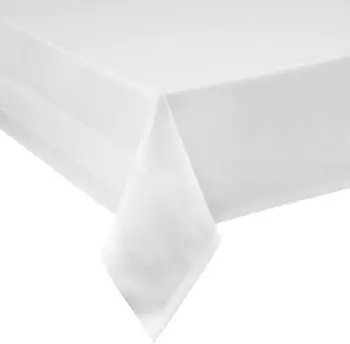 texpot Tischdecke Tafeltuch Atlaskante Breite 180 cm Damast weiß (1-tlg) Rechteckig 180x600 cm