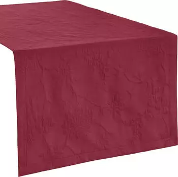 Erwin Müller bügelleichter Tischläufer Arnsberg 50x150 cm rot