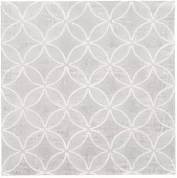 Papstar Royal Collection Servietten "Circle Flowers" 40x40cm 1/4-Falz grau, 160 St&uuml;ck