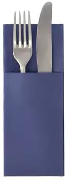 Papstar Royal Collection Bestecktaschen Premium-Tissue, dunkelblau, 300 St&uuml;ck (4002911426074)