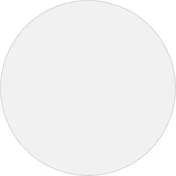 vidaXL Tischfolie transparent Ø110cm PVC