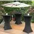 Beautissu Stehtischhusse Stretch, rund, 80x110cm, 5er-Set
