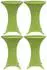 vidaXL Stretch-Tischhussen 4 Stk., 80cm, grün (279089)