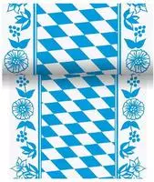 Duni Tischband aus Dunicel Damast-Druck Bayernraute, 15 cm x 20 m