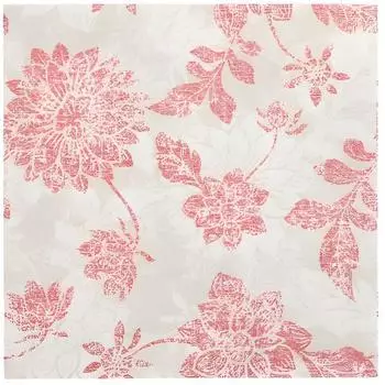 Papstar Royal Collection Servietten "Flowers" bordeaux 40x40cm, 1/4-Falz, 160 St&uuml;ck (37358)