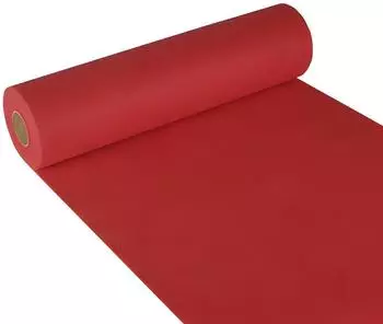 Papstar Tischläufer "soft selection" Vliesstoff rot, 0,40 x 24,0 m (84322)