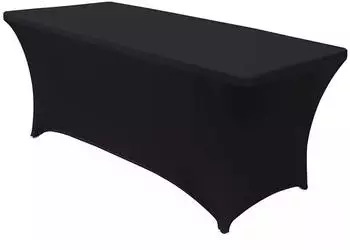 GreenBlue Stretch-Tischdecke Spandex 180x75x75cm schwarz (GB372)