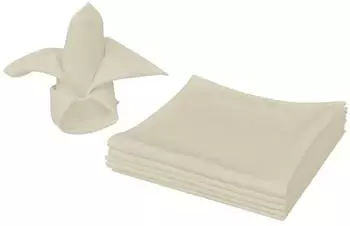 vidaXL Damast Stoffservietten 50x50cm, 25er-Set (131439)