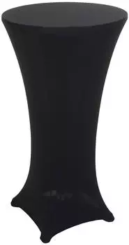 MCW J30 Stehtischhusse Stretch &Oslash;60cm, schwarz (800000500463)