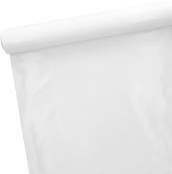 Papstar Tischdecke LDPE-Folie 50m x 80cm, weiß (10589)