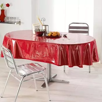 Douceur d'Intérieur Tischdecke Kristall oval, transparent, 140x240cm (1710282)