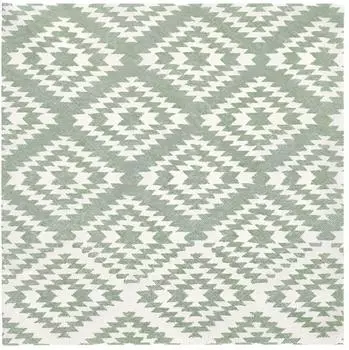 Papstar Royal Collection Servietten "Ethnic Look" 40x40cm dunkelgr&uuml;n, 160 St&uuml;ck (37292)