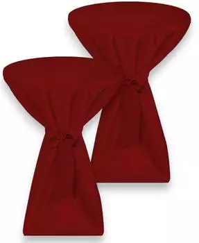 Beautissu Premium Stehtischhusse bordeaux, Ø 80-85cm, 2er-Set (Beautissu)