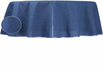 Haus und Deko Gartentischdecke 160cm rund Blau