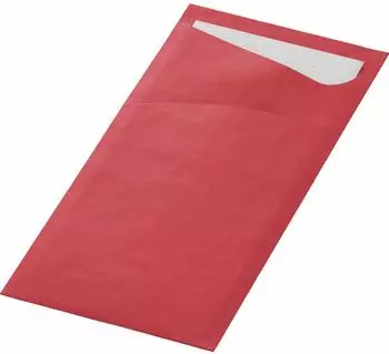 Duni Sacchetto® Bestecktasche Tissue bordeaux, 8,5x19cm, 100 Stk (450057)