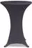 vidaXL Tischhusse Stretch 80cm anthrazit, 2 Stk. (131430)