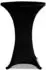 vidaXL Stehtisch-Stretchhusse Ø70cm, schwarz, 2er-Set