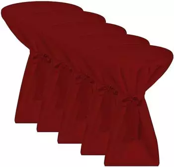 Beautissu Stehtischhusse bordeaux, &Oslash; 60-65cm, 5er-Set