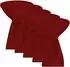 Beautissu Stehtischhusse bordeaux, Ø 60-65cm, 5er-Set