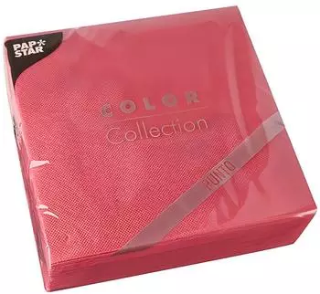 Papstar PUNTO Servietten 2-lagig, 38x38cm, fuchsia (87535)